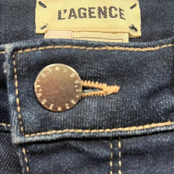 L’Agence Dark Indigo Skinny Jeans Size 28 - Picture 3 of 10